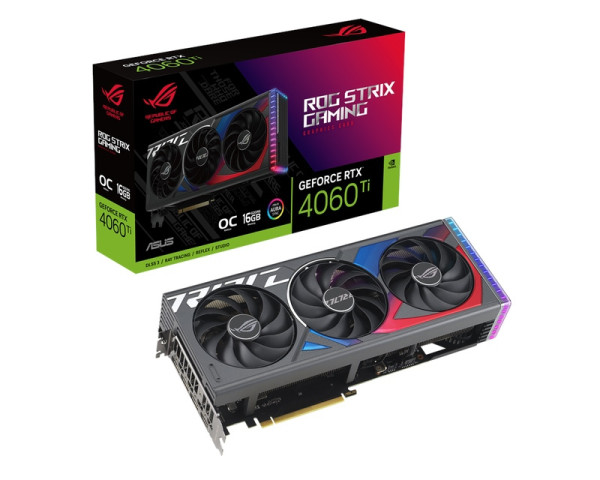 ASUS nVidia GeForce GTX 4060 Ti 16GB 128bit ROG-STRIX-RTX4060TI-O16G-GAMING