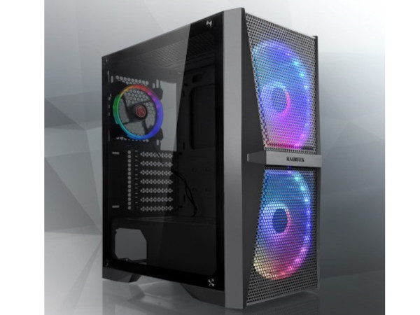 Kucište RAIJINTEK SILENOS MS PRO Midi TowerATX,M-ATX,Mini-ITXbez napajanjakaljeno staklocrna' ( '36154' ) 