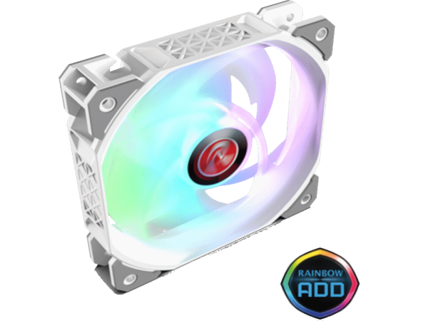 Kuler RAIJINTEK Ageras 12 WHITE ARGB-3bela' ( '36164' ) 