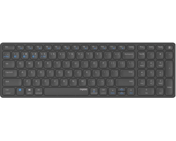 RAPOO E9700M USB US tastatura tamno siva