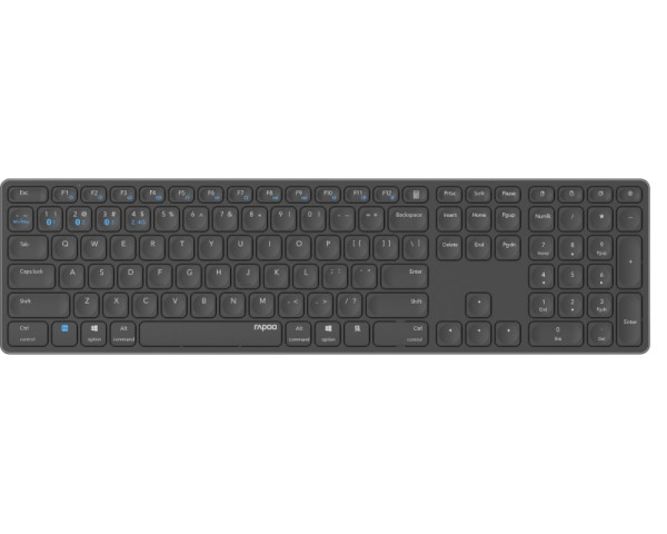 RAPOO E9800M USB US tastatura tamno siva