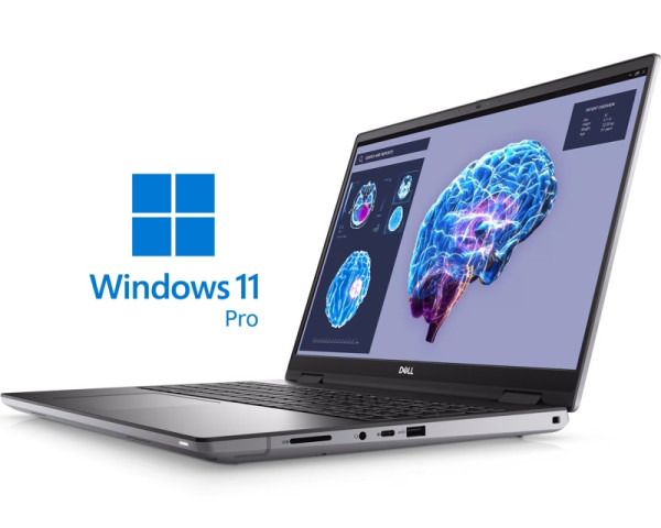 DELL Precision M7680 16 inch FHD+ 500nits i7-13850HX 16GB 512GB SSD RTX 2000 8GB Backlit FP SC Win11Pro 3yr ProSupport laptop