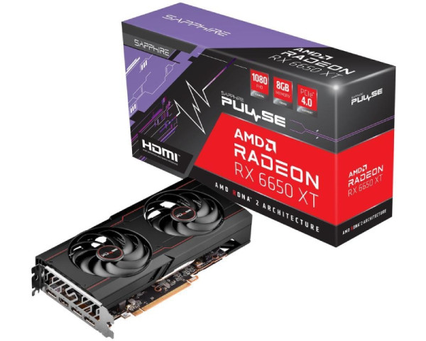SAPPHIRE AMD Radeon RX 6650 XT 8GB 128bit PULSE RX 6650 XT GAMING OC 8GB (11319-03-20G)