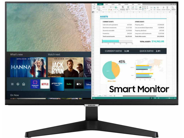 Monitor SAMSUNG LS24AM506NUXEN 24''IPS1920x108060Hz14ms GtGHDMIx2,USBVESAsmartzvučnicicrna' ( 'LS24AM506NUXEN' ) 