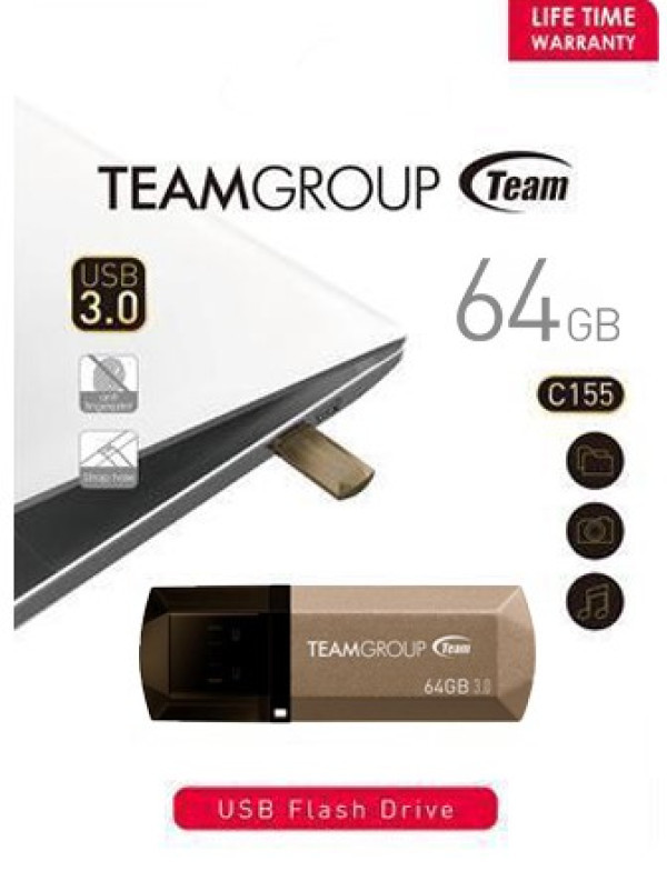 TeamGroup 64GB C155 USB 3.2 GOLD TC155364GD01