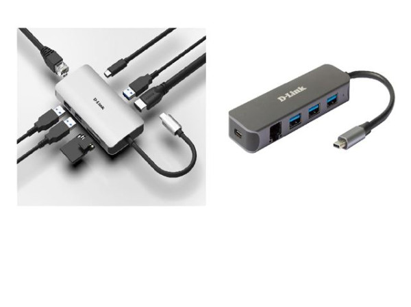 D-link USB-C Hub 8in 1 DUB-M810 + DUB-2334
