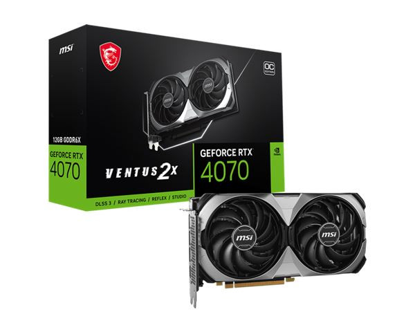 VGA MSI RTX 4070 VENTUS 2X E 12G OC