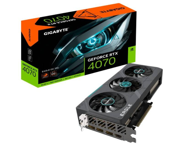 GIGABYTE nVidia GeForce RTX 4070 EAGLE OC 12GB GV-N4070EAGLE OC-12GD