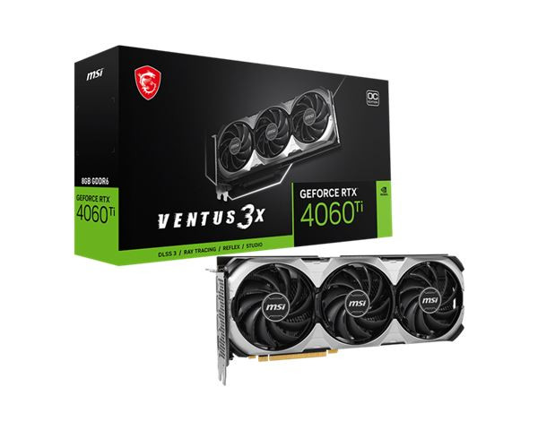 VGA MSI RTX 4060TI VENTUS 3X 8G OC