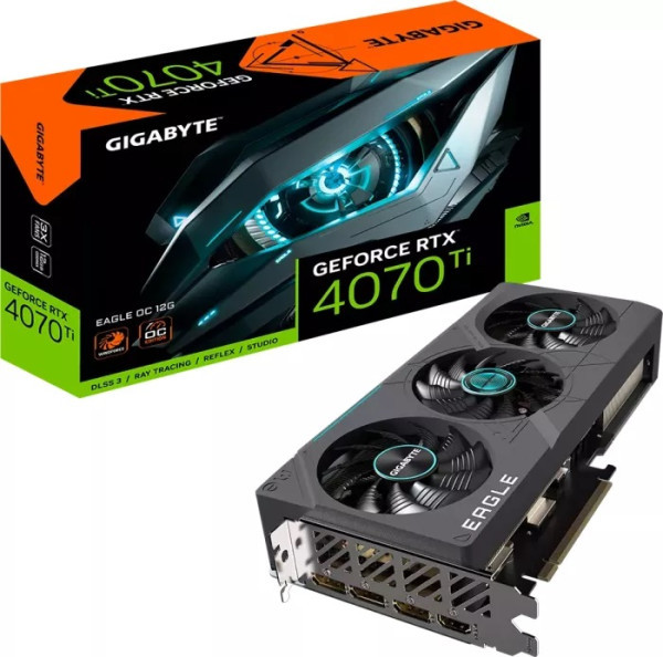 SVGA Gibabyte RTX 4070Ti EAGLE 12GB GDDR6, GV-N407TEAGLEOC-12