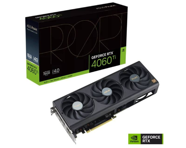 ASUS nVidia GeForce GTX 4060 Ti 16GB 128bit PROART-RTX4060TI-16G