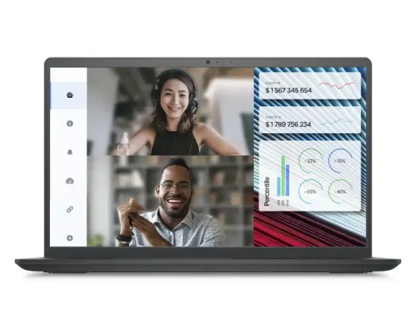Laptop Dell Vostro 3520 15.6 FHD 120Hzi5-1135G78GBNVMe 512GBIntel Iris XeBackliteFPRBlack