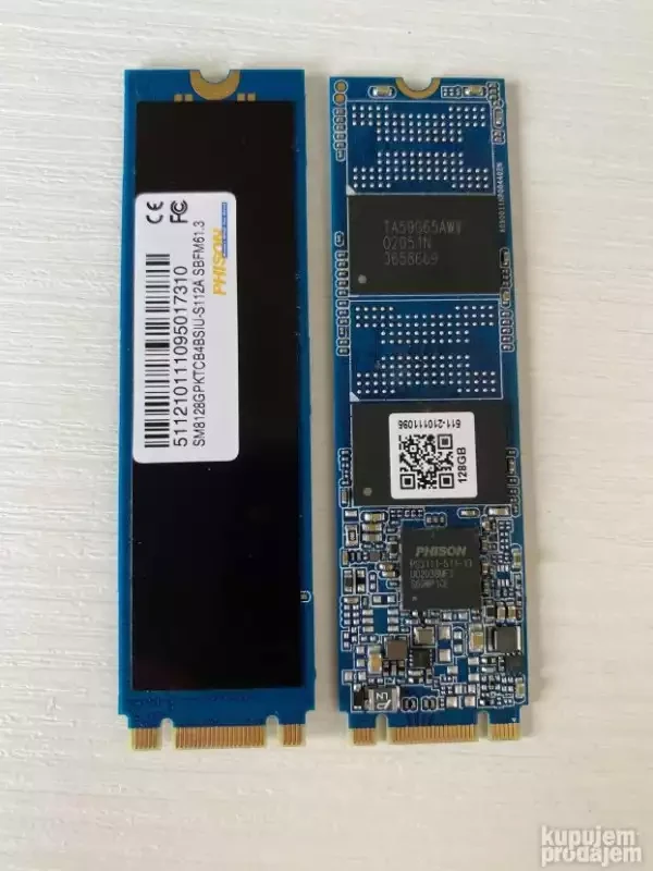 SSD M.2 PHISON SATA III 128GB SM8128GPKTCB4BSIU  2280